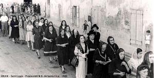 922- Oran -1949 Procession vierge de Santa Cruz2